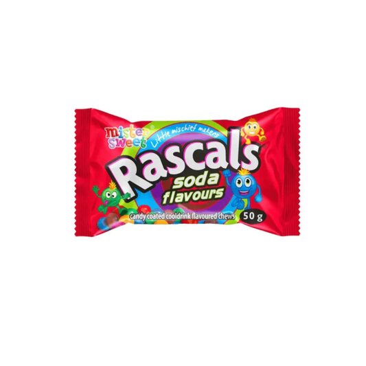 Mister Sweet Prepacks - Rascals - Soda 50g