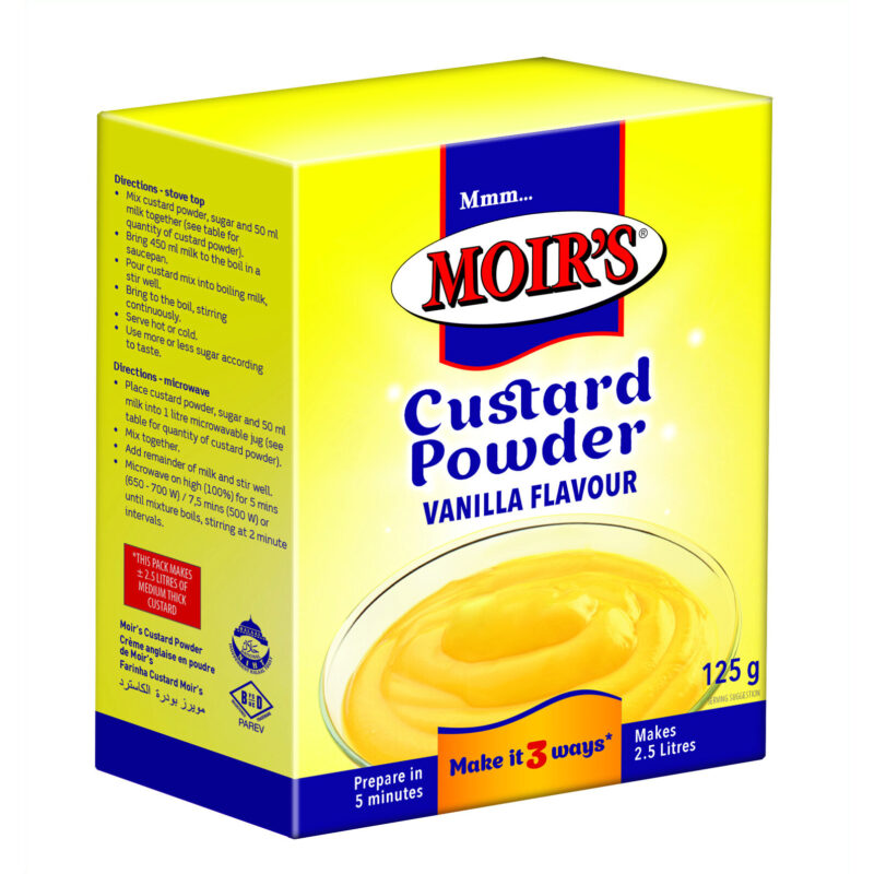 Moirs Custard Powder - Vanilla 125g