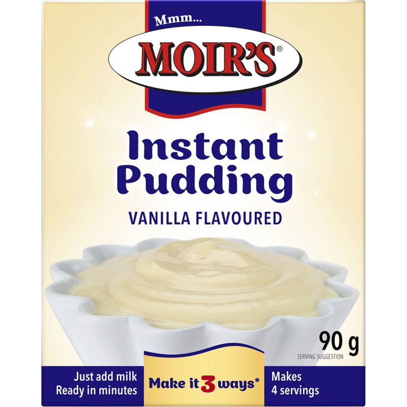 Moirs Instant Pudding - Vanilla 90g
