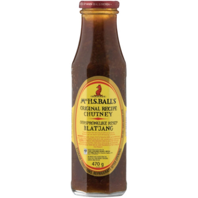 Mrs Balls Chutney - Original (Glass) - 470g - Safari Outpost