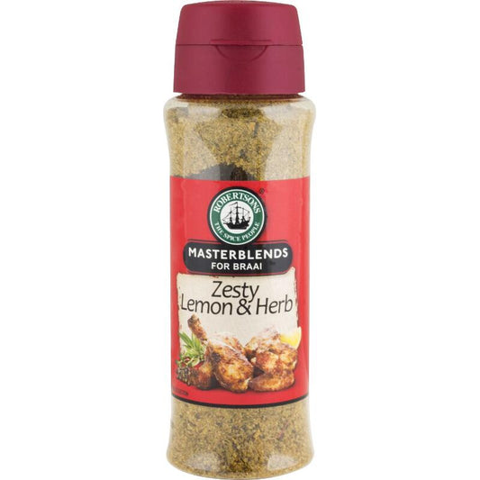 Robertsons Master Blend - Braai - Zesty Lemon&Herb 200g/200ml