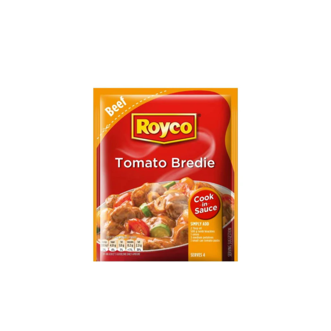 Royoco Rice Sauce Royco Dry Cook-in-Sauce - Tomato Bredie 55g – Safari Outpost
