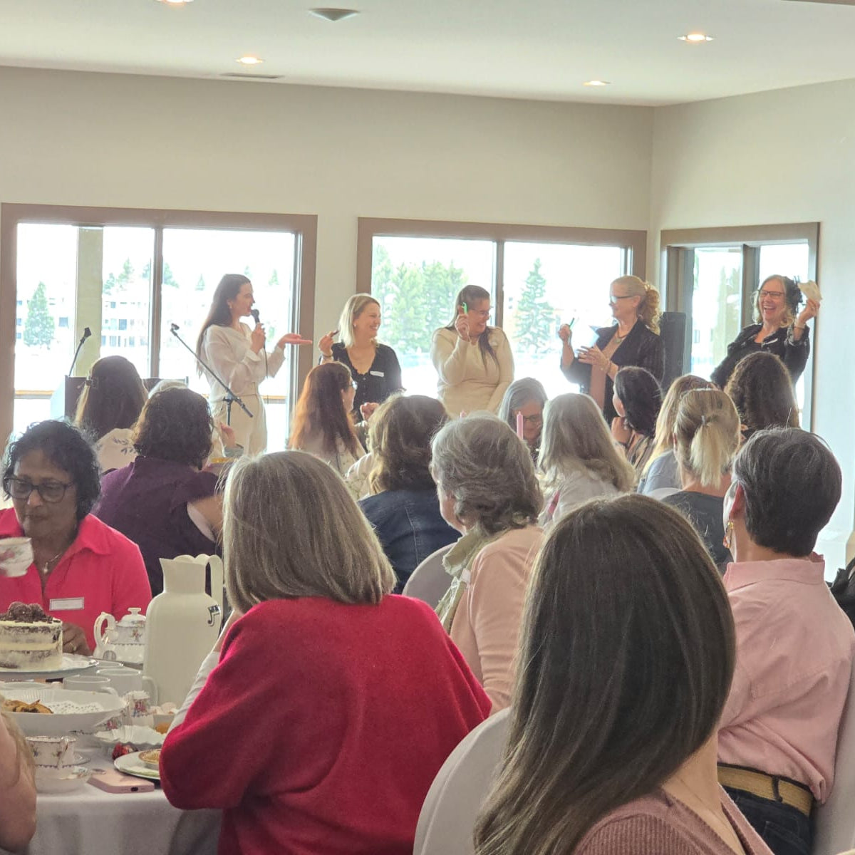Ladies Event Having Tea
