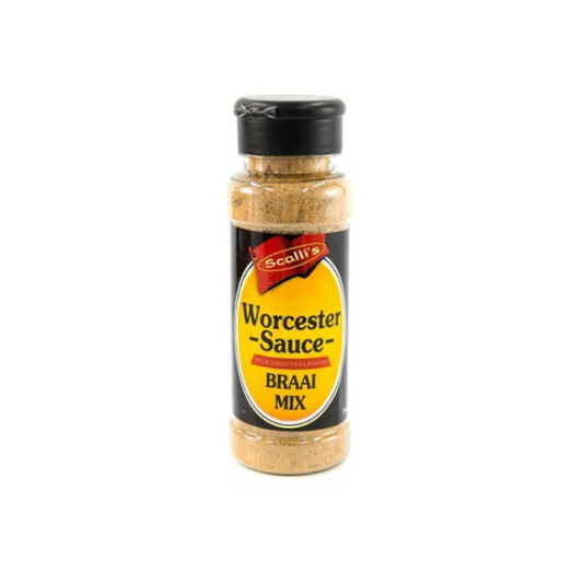 Scalli's Shaker - Worcester Sauce Braai Mix 200ml