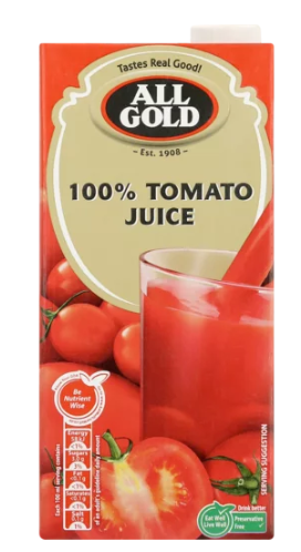 All Gold Beverages -Tomato Juice 1L