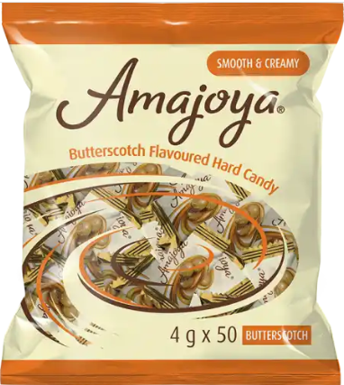 Amajoya Hard Candy - Butterscotch (4gx50)