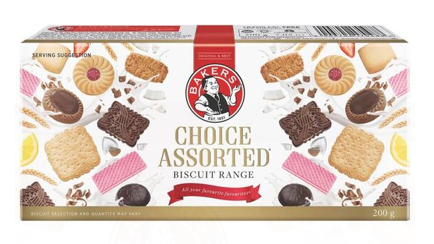 Bakers Choice Assorted - Carton 200g