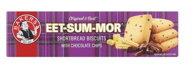 Bakers Eet-Sum-Mor - Chocolate Chip 200g