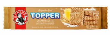 Bakers Topper Custard Flavored 125g