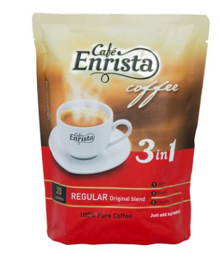 Cafe Enrista Coffee - 3-in-1 Regular 20 sachets - 500g - Safari Outpost