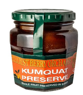 Hillcrest Berry Jams - Kumquat Preserve 300g