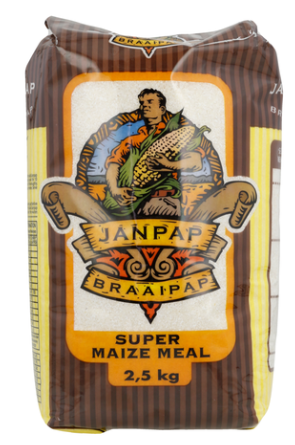 Janpap Braaipap - Super Maize Meal 2.5kg