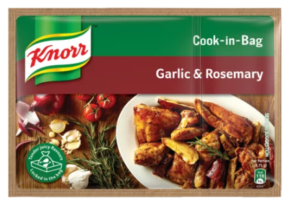 Knorr Cook-In-Bags - Garlic & Rosemary 35g - Safari Outpost