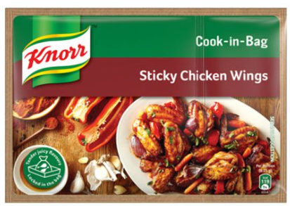 Knorr Cook-In-Bags - Sticky Chicken Wings 35g - Safari Outpost