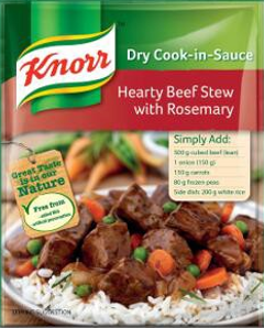 Knorr Cook-in-Sauces - Hearty Beef Stew w/Rosemary 47g - Safari Outpost