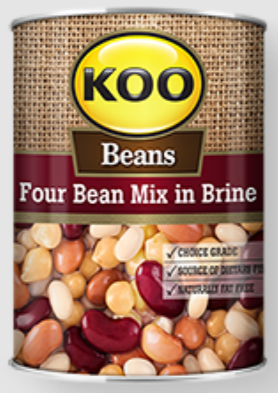 Koo Canned Veg - 4 Bean Mix 410g