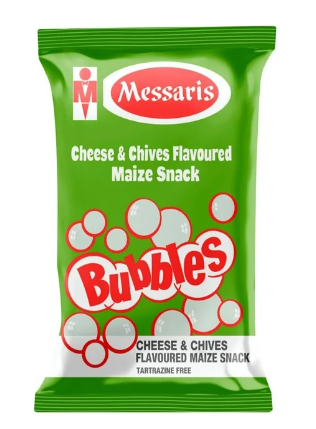 Messaris Bubbles - Cheese & Chive 100g