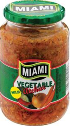 Atchar Label Miami Vegetable Atchar Mild 380g | South African Atchar – Safari Outpost