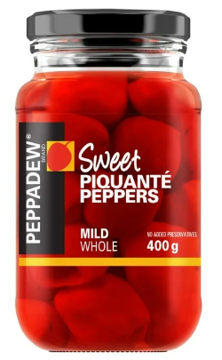 Peppadew Piquante Peppers Range - Mild - Whole 400g