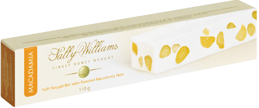 Sally Williams Nougat - Impulse Bars - Macadamia 110g