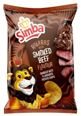 Simba Potato Chips - Smoked Beef 120g