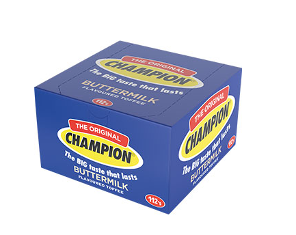 Champion Hawker Packs - Flavoured Toffee - Buttermilk (Single Toffee)