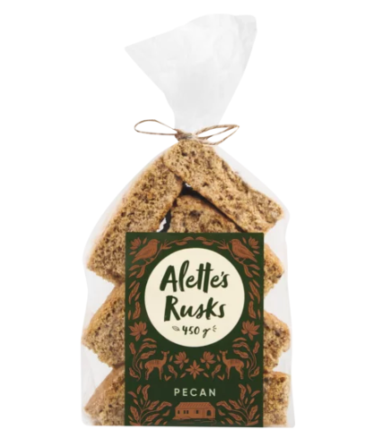 Alettes Rusks Rusks - Pecan Nut 450g