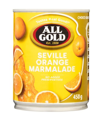 All Gold Marmalade - Seville Orange 450g