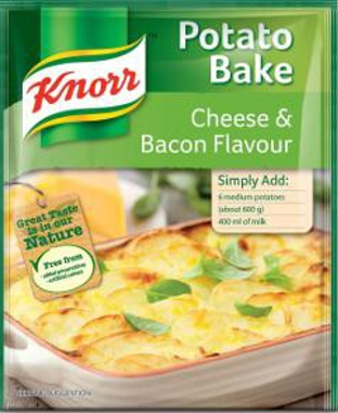 Knorr Bake - Potato Bake - Cheese & Bacon 43g