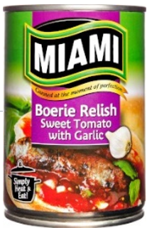 Miami Tomato Based - Boerie Relish w/ Garlic 450g