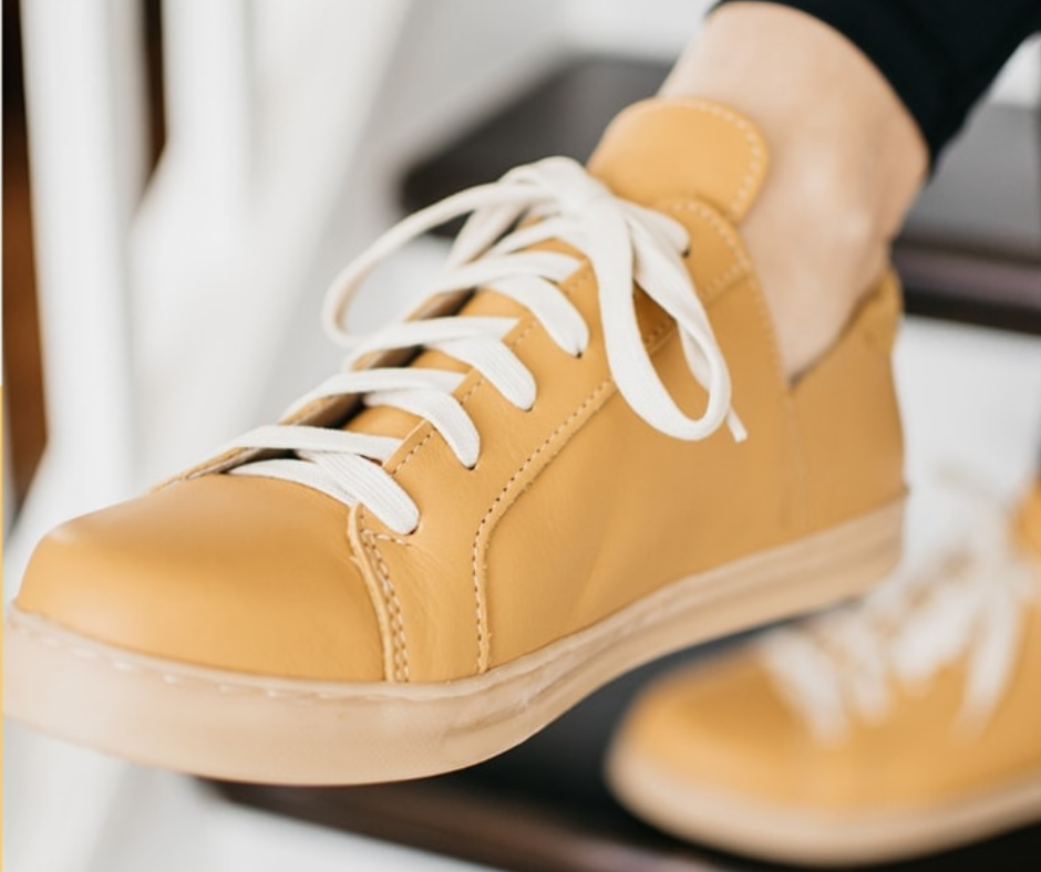 Skaamrosie Sneakers - Tumeric (without suede)