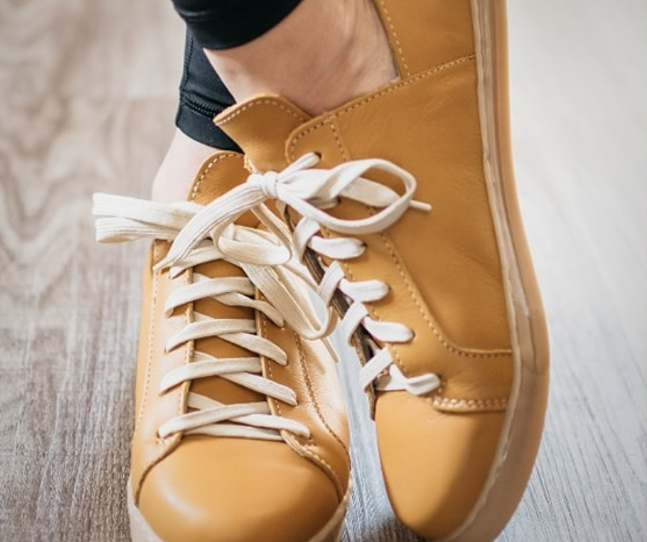 Skaamrosie Sneakers - Tumeric (without suede)