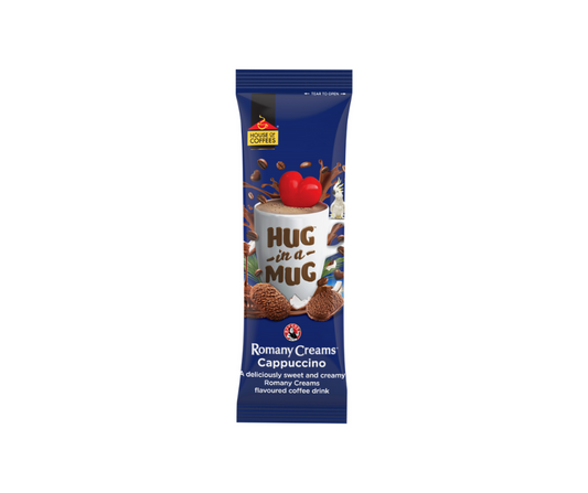 House of Coffees Hug in a Mug - Romany Cappuccino - single sachet