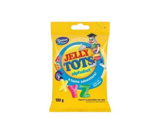 Beacon Jelly Tots - Lick & Learn Alphabets 100g