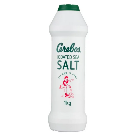 Cerebos Flask - Iodated Sea Salt Flasks 1kg