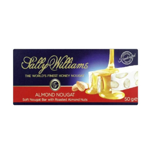 Sally Williams Nougat Bar - Nut Bar Almond 50g