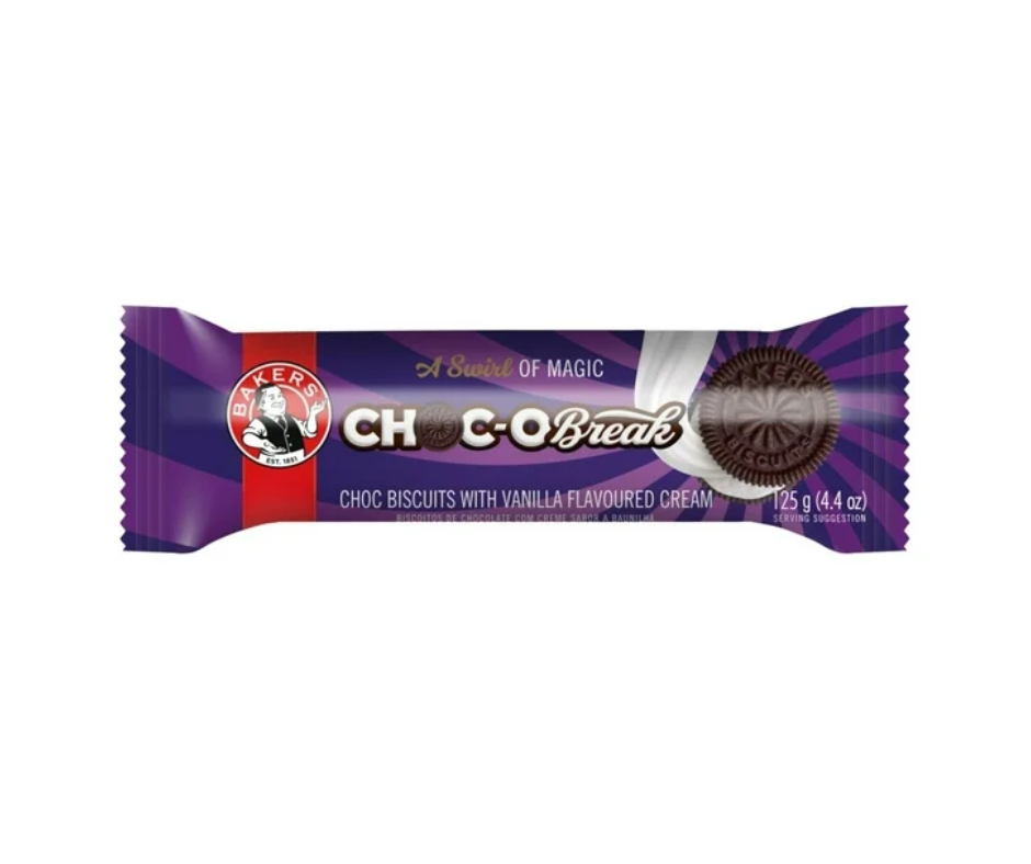 Bakers Choc-o Break - Chocolate Biscuits 125g