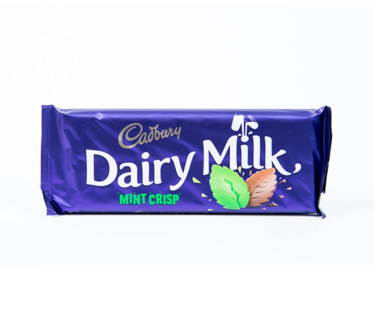 Cadbury Chocolate Slabs - Dairy Milk - Envy - Mint Crisp 150g