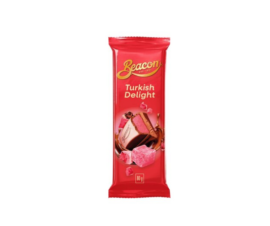 Beacon Chocolate Slabs - Turkish Delight 80g