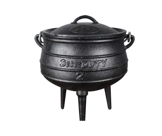 Best Duty Potjie Pots - Size 2 Pot & Lid