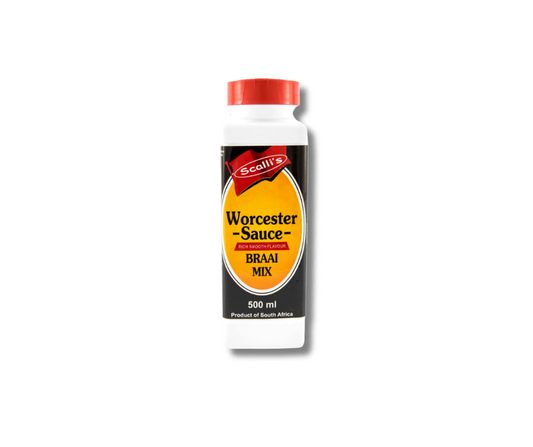Scalli's Shaker - Worcester Sauce Braai Mix 500ml