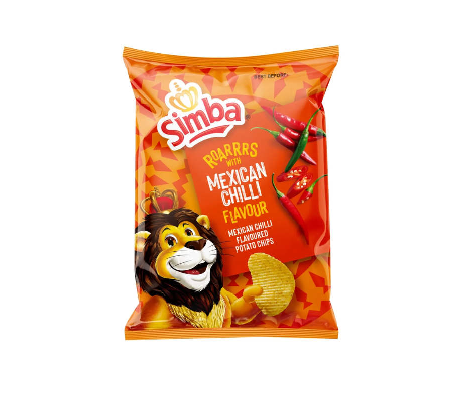 Simba Potato Chips - Mexican Chilli 120g
