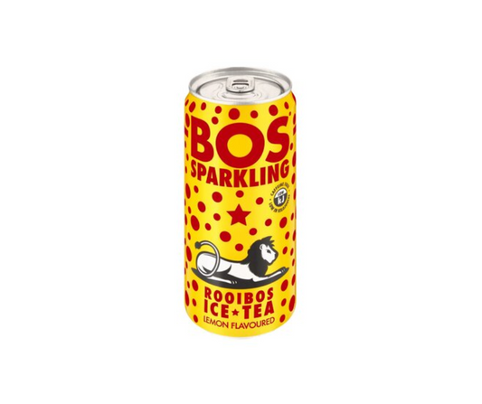 Bos Ice Tea - Can - Sparkling - Lemon 300ml