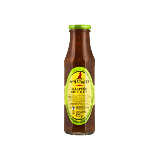 Mrs Balls Chutney - Jalapeno (Glass) 470g