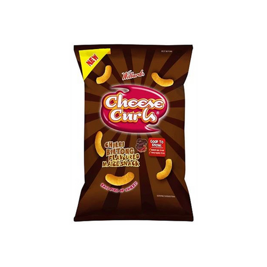 Willards Cheese Curls - Chilli Biltong 90g