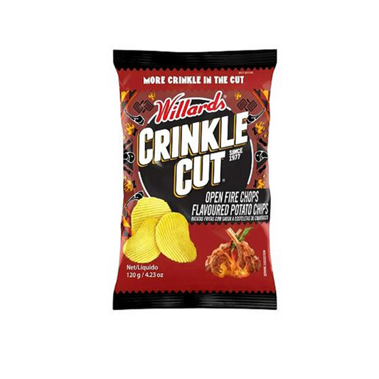 Willards Crinkle Cut - Open Fire Chops 120g