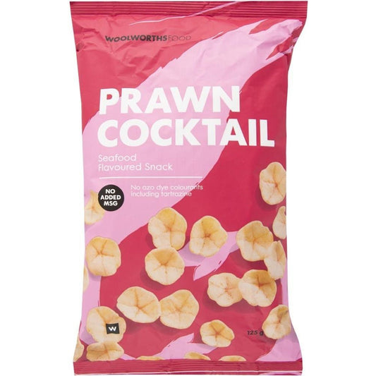 Woolworths Chips - Prawn Cocktail (Bag) 125g