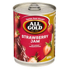 All Gold - Strawberry Jam 450g