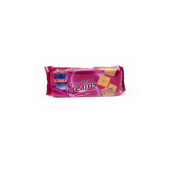 Lobels Strawberry Creams 150g