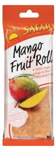 Safari Fruit Roll - Mango 80g